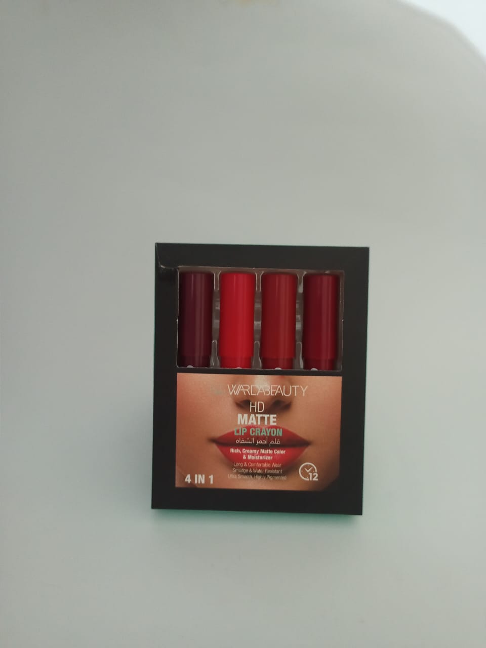 Warda Beauty Pack of 4 HD Matte Lip Crayon