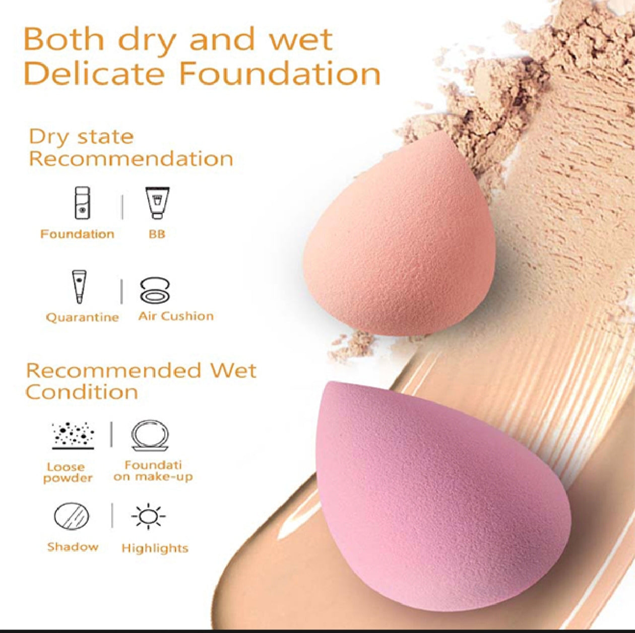 NOOR ALAZAWI DRY / WET MAKEUP Sponge
